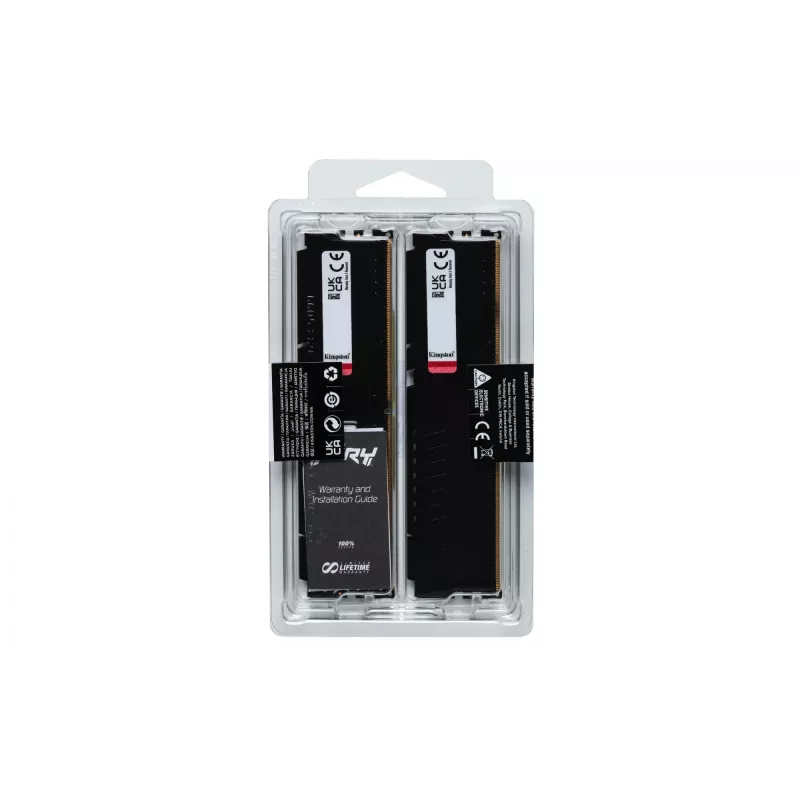 Kingston Technology FURY Beast 32GB 5600MT/s DDR5 CL36 DIMM (Kit de 2) negro