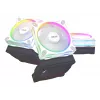 Ventilador de carcasa ASUS Prime MR120 120 mm 1600 RPM blanco (pack de 3, LED, 58 CFM, 23 dB)