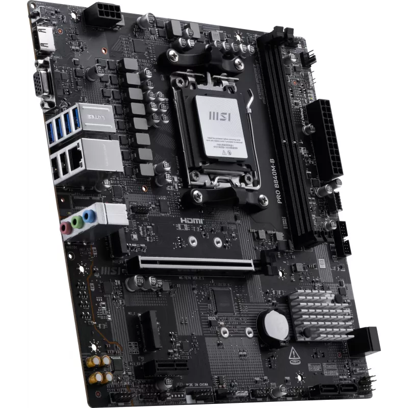 MSI PRO B840M-B Placa base AMD B840 Socket AM5 micro ATX