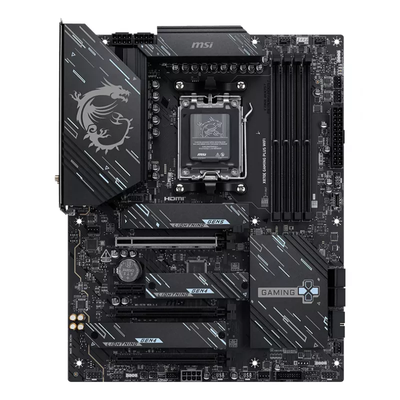 MSI X870E GAMING PLUS WIFI Placa base AMD X870E Socket AM5 ATX