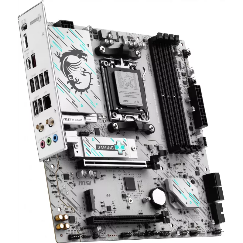 Placa base MSI B840M GAMING PLUS WIFI6E microATX, Socket AM5, DDR5 hasta 256 GB, Wi‑Fi 6E, 2,5GbE, M.2 x2, HDMI 2.1