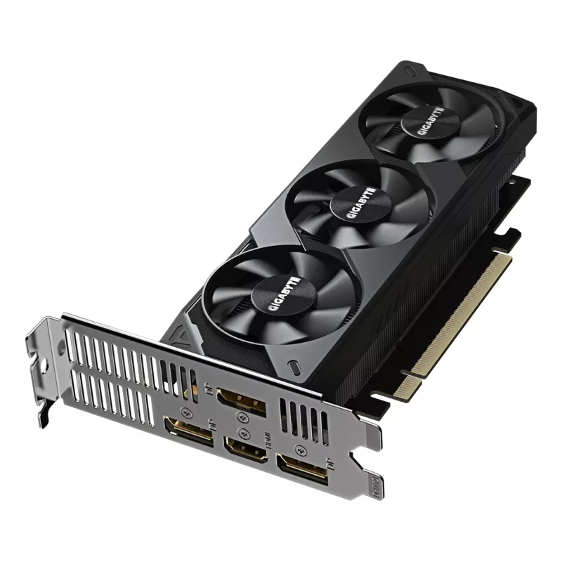 GIGABYTE GeForce RTX 5060 OC Low Profile 8G Tarjeta gráfica - 8GB GDDR7, 128bit, PCI-E 5.0, 2512 MHz frecuencia de núcleo, 3 x DisplayPort, 1 x HDMI, GV-N5060OC-8GL