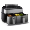 Philips Serie 5000 NA555/00 Freidora Doble 9 L Independiente 2750 W Freidora de aire Plata