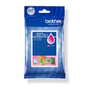 Brother Original LC527XLM Cartucho de tinta de alta capacidad - Magenta, Alta capacidad (XL), Magenta, Tinta pigmentada, 1 ud., 2000 páginas, Pack individual