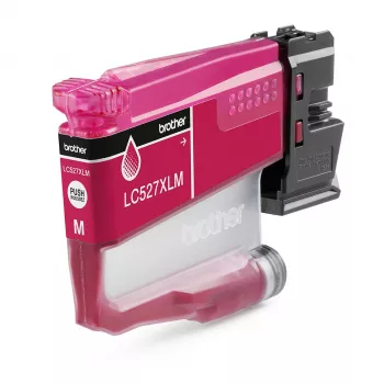 Brother Original LC527XLM Cartucho de tinta de alta capacidad - Magenta, Alta capacidad (XL), Magenta, Tinta pigmentada, 1 ud., 2000 páginas, Pack individual