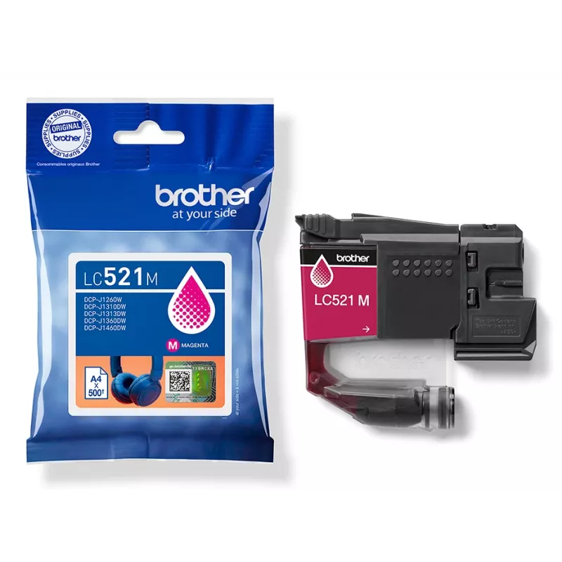 Brother LC521M Cartucho de tinta original – Magenta