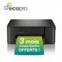 Brother 3-en-1 Impresora de inyección de tinta inalámbrica compacta DCP-J1260W, Inyección de tinta, Impresión en color, 1200 x 6000 DPI, Copia en color, A4, Negro