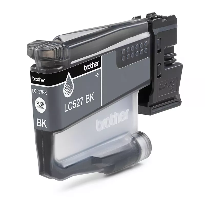 Brother Original LC527BK Cartucho de tinta - Negro, Negro, Tinta a base de pigmento, 1 ud., 1300 páginas, Pack individual