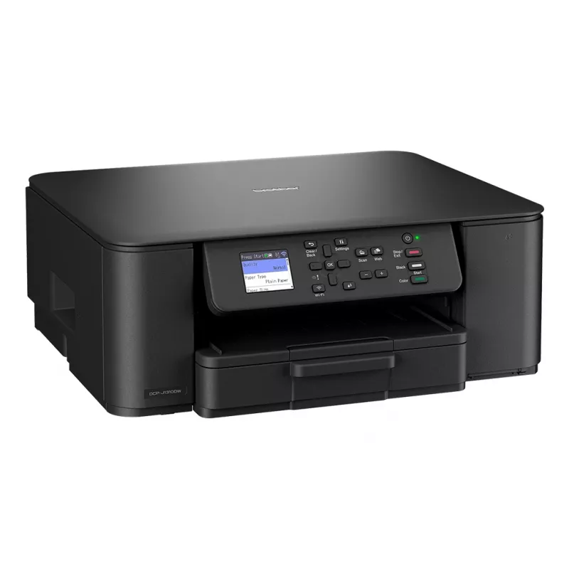 Brother 3-en-1 Impresora de inyección de tinta inalámbrica compacta DCP-J1310DW, Inyección de tinta, Impresión en color, 1200 x 6000 DPI, Copia en color, A4, Negro