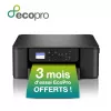 Brother 3-en-1 Impresora de inyección de tinta inalámbrica compacta DCP-J1310DW, Inyección de tinta, Impresión en color, 1200 x 6000 DPI, Copia en color, A4, Negro
