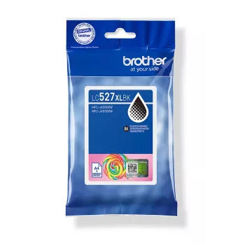 Brother Original LC527XLBK Cartucho de tinta de alto rendimiento – Negro, Alto rendimiento (XL), Negro, Tinta a base de pigmento, 1 ud., 3000 páginas, Pack individual