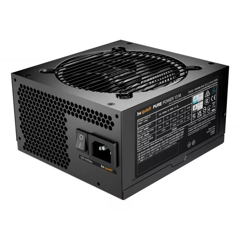 be quiet Pure Power 13 M | 750W fuente de alimentación 20+4-Pin ATX ATX Negro