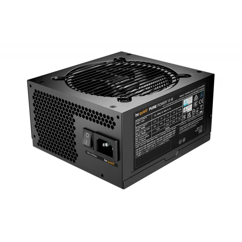 be quiet! Pure Power 13 M | 550W fuente de alimentación 20+4 pin ATX ATX Negro