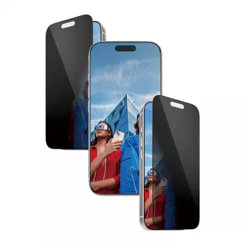 Protector de pantalla PanzerGlass ® 2-Way Privacy iPhone 17 Pro | Ultra-Wide Fit con EasyAligner