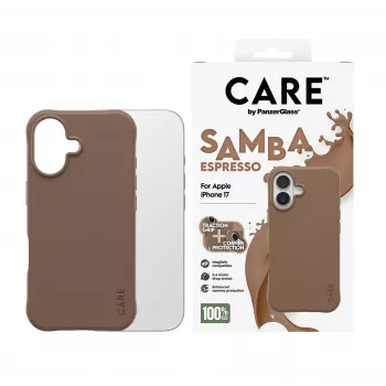 Funda PanzerGlass CARE™ by ® Samba Espresso con MagSafe iPhone 17