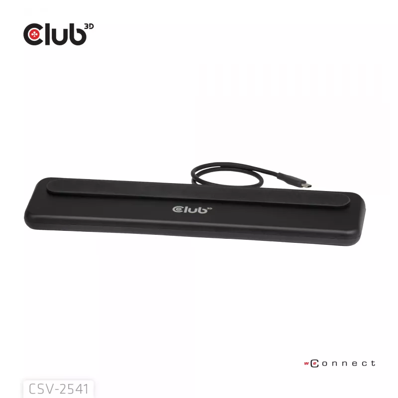Docking station club 3d CSV-2541 USB-C con salidas HDMI y DisplayPort