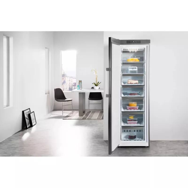 Whirlpool UW8 F2Y XBI F 2 Congelador vertical 263 L acero inoxidable