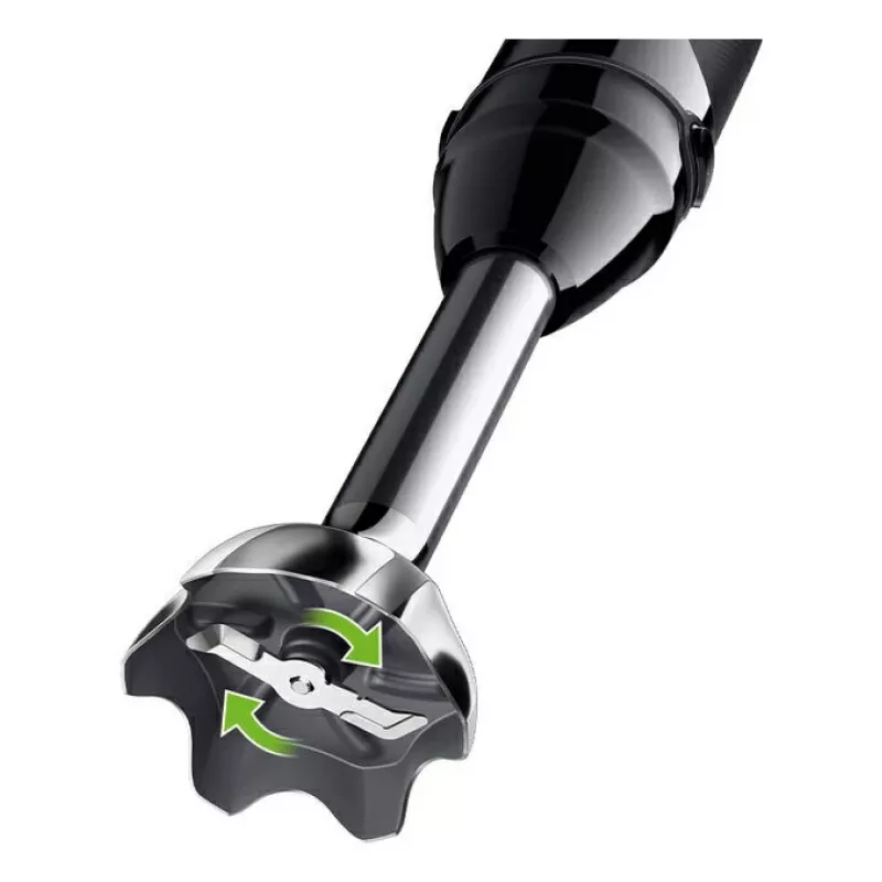 Braun MultiQuick 5 Pro MQ55755M batidora de mano 1000 W, 25+1 velocidades, pie de metal, vaso, varillas, negro