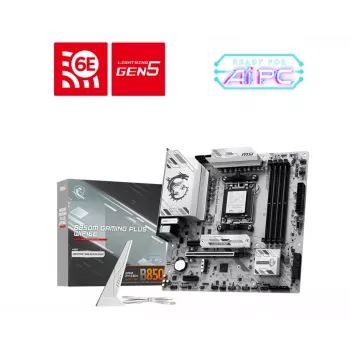 MSI B850M GAMING PLUS WIFI6E Placa base AMD B850 Socket AM5 micro ATX