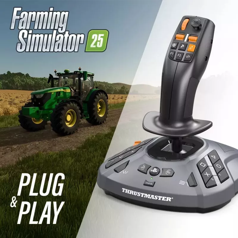 Thrustmaster SimTask FarmStick Joystick de vuelo negro analógico / digital PC, PlayStation 5