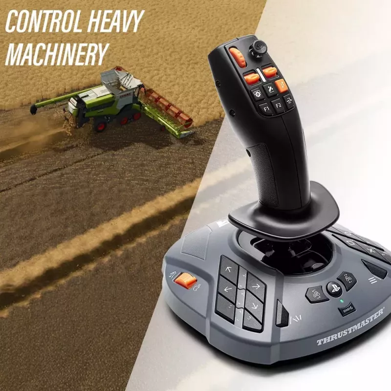 Thrustmaster SimTask FarmStick Joystick de vuelo negro analógico / digital PC, PlayStation 5