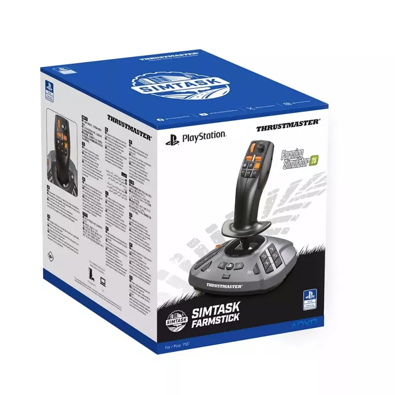 Thrustmaster SimTask FarmStick Joystick de vuelo negro analógico / digital PC, PlayStation 5