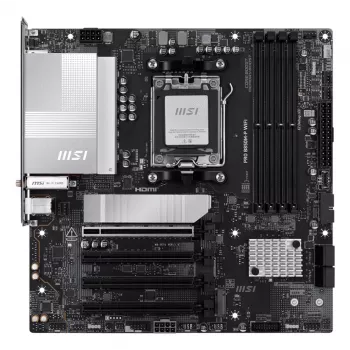 Placa base MSI PRO B850M-P WIFI micro ATX, AMD B850, Socket AM5, 4×DDR5 DIMM, 3×M.2, Wi‑Fi 7, 5Gb LAN