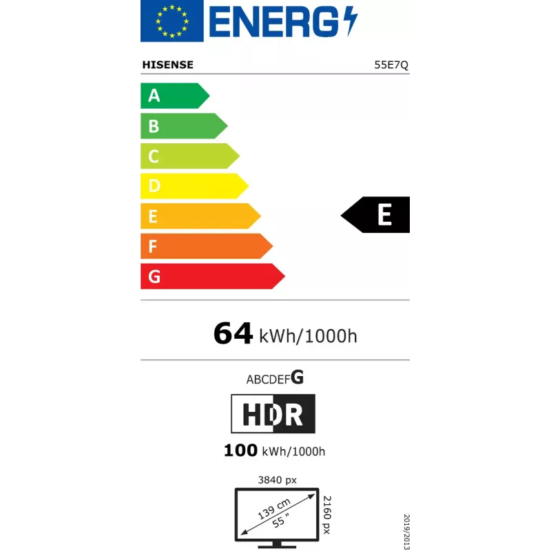 Televisor LED Hisense 55E7Q 55