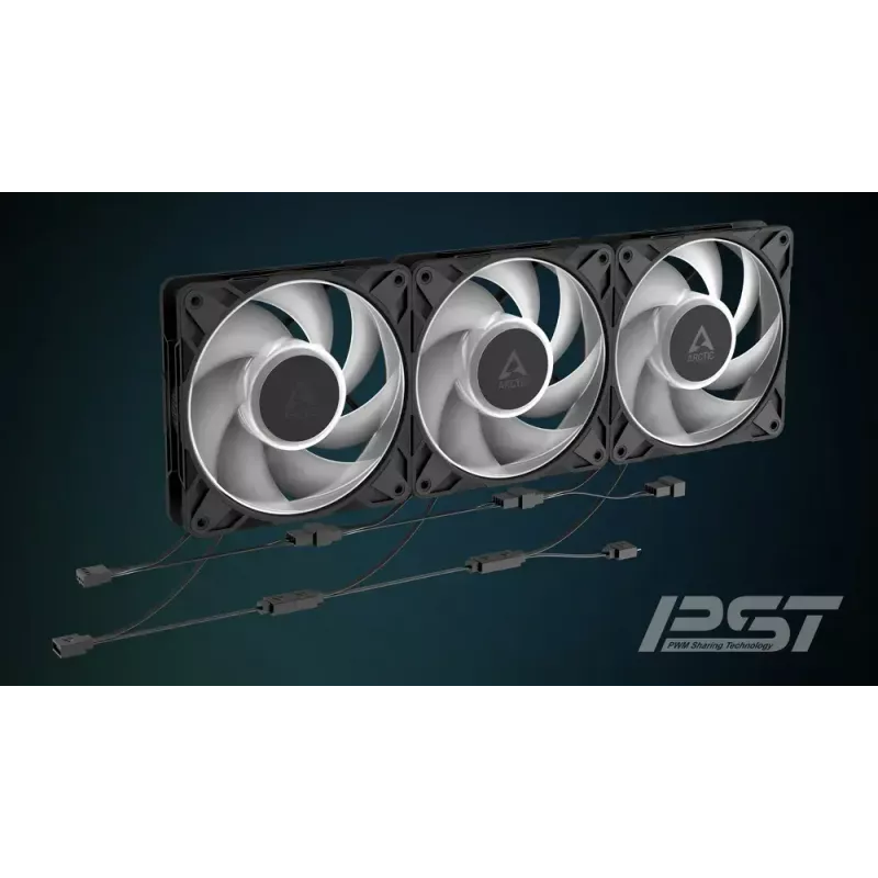 Ventilador ARCTIC Freezer P12 Pro A-RGB 120 mm PWM 131 m³/h Negro Blanco