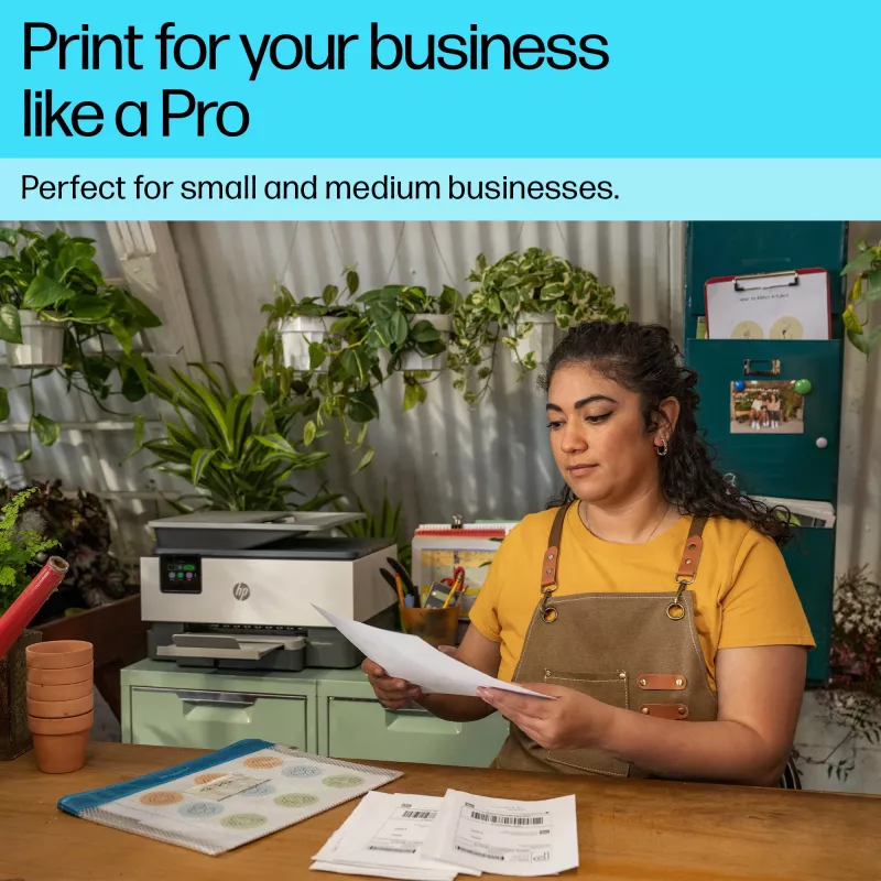 HP OfficeJet Pro 9120e impresora multifunción en color inalámbrica, Instant Ink; impresión a doble cara