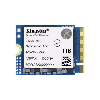 Kingston Technology 1000G NV3 M.2 2230 NVMe SSD, 1 TB, M.2, 6000 MB/s