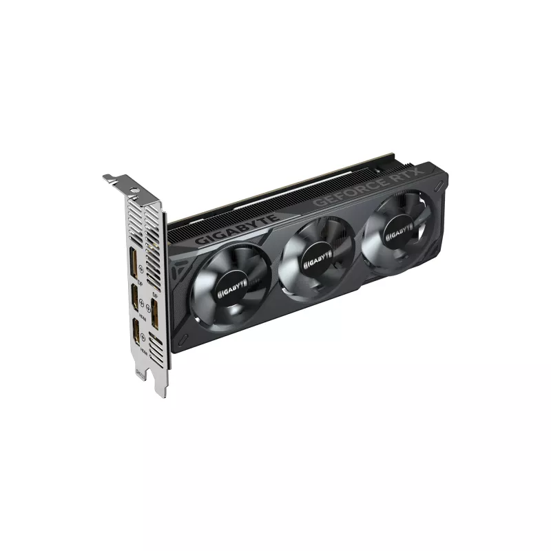 GIGABYTE GeForce RTX 5050 OC Low Profile 8G Tarjeta gráfica - 8 GB GDDR6, 128 Bit, PCI-E 5.0, 2587 MHz Frecuencia de núcleo, 2 x DP, 2 x HDMI, NVIDIA DLSS 4, GV-N5050OC-8GL