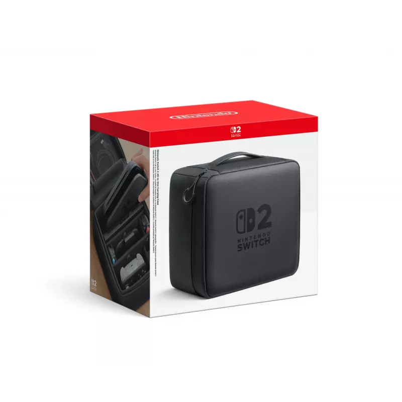 Nintendo Switch 2 Funda de transporte todo en uno, Funda de viaje, Nintendo, Negro, Nintendo Switch 2, Cremallera