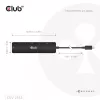 CLUB3D CSV-2553 Concentrador de interfaces USB Type-C 5000 Mbit/s Negro