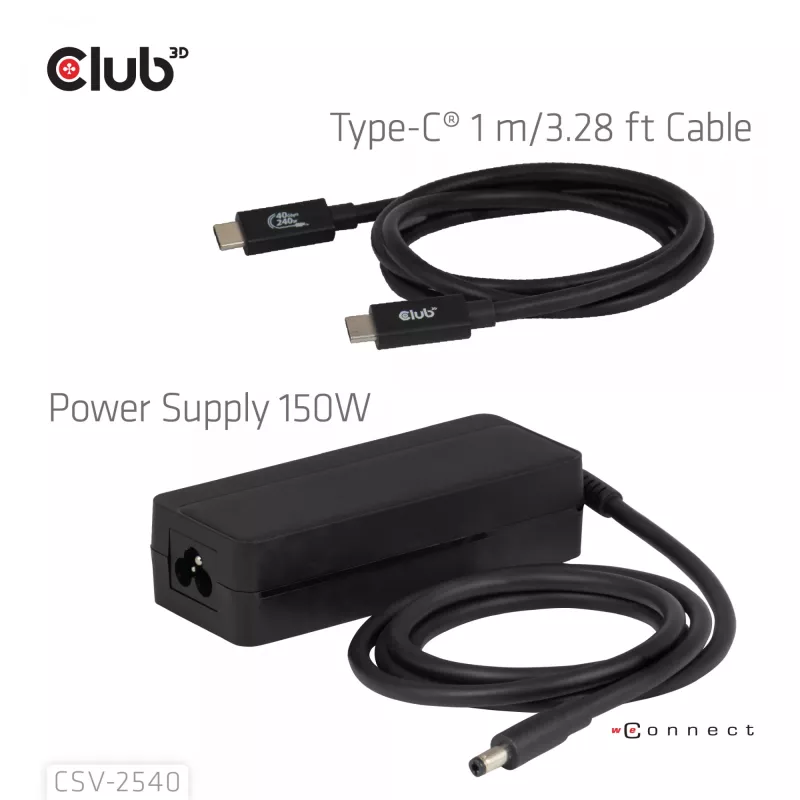 Estación de acoplamiento CLUB 3D 14-1 USB-C Quad Display USB4 con 2× puertos USB 2.0