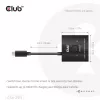 CLUB3D Conmutador bidireccional de vídeo + datos + PD USB-C®, USB Type-C, 2x DisplayPort, 7680 x 4320 Píxeles, Negro, 8K Ultra HD, 120 Hz