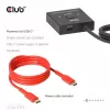 CLUB3D Conmutador bidireccional de vídeo + datos + PD USB-C®, USB Type-C, 2x DisplayPort, 7680 x 4320 Píxeles, Negro, 8K Ultra HD, 120 Hz