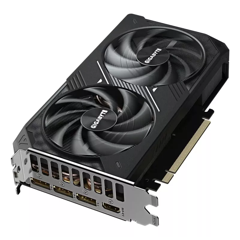 Tarjeta gráfica GIGABYTE GeForce RTX 5060 Ti 16GB GDDR7 PCIe 5.0, 128-Bit, 28000 MHz, WINDFORCE 2X, 2-Slot, 208×120×40 mm