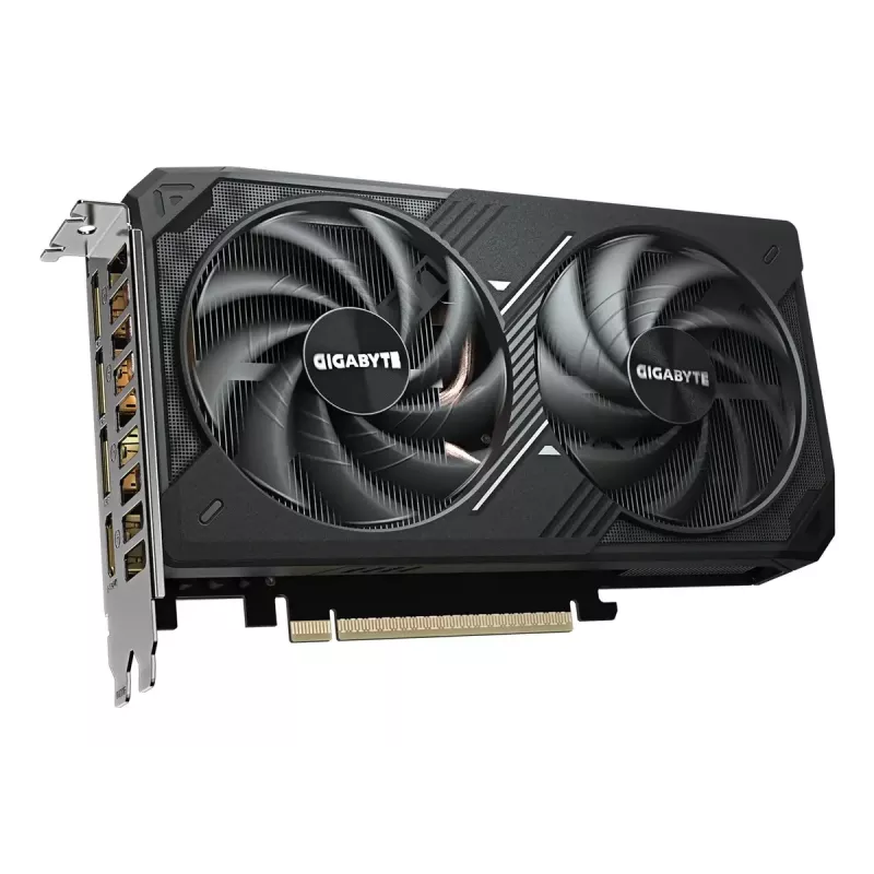 Tarjeta gráfica GIGABYTE GeForce RTX 5060 Ti 16GB GDDR7 PCIe 5.0, 128-Bit, 28000 MHz, WINDFORCE 2X, 2-Slot, 208×120×40 mm
