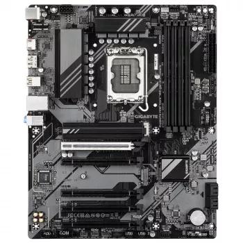 Placa base GIGABYTE B760 DS3H GEN5 - Compatible con CPUs Intel Core de 14.ª gen., VRM digital de 8+2+1 fases, hasta 5600 MHz DDR5, 2x PCIe 4.0 M.2, LAN 1 GbE, USB 3.2 Gen 2x2