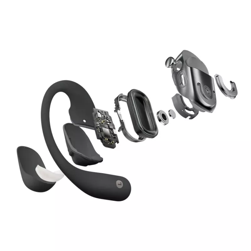 Auriculares SHOKZ OpenFit 2+ Inalámbricos Gancho de oreja, llamadas/música en el oído Bluetooth Negro