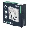 ARCTIC Freezer P12 Pro PST (Blanco) – Ventilador PWM de 120 mm con divisor de cable