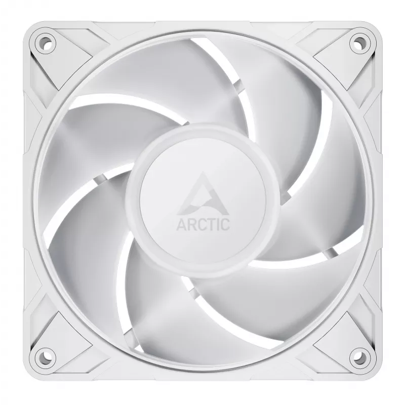 ARCTIC Freezer P12 Pro A-RGB (Blanco) - Ventilador PWM A-RGB de 120 mm con divisor de cable