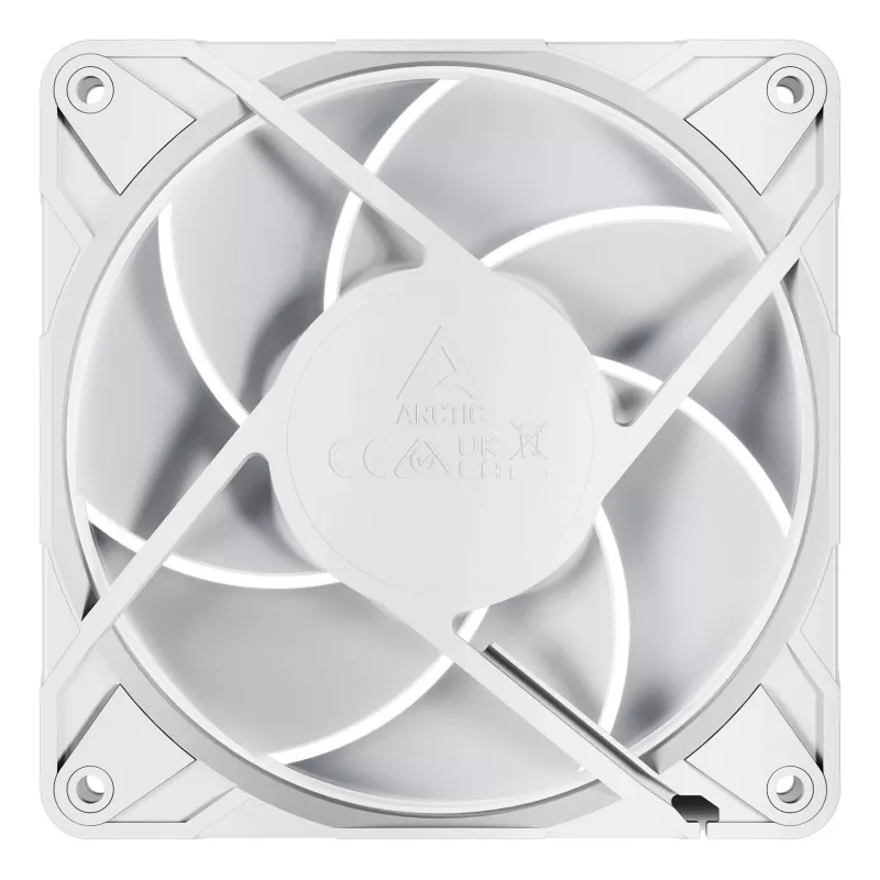 ARCTIC Freezer P12 Pro A-RGB (Blanco) - Ventilador PWM A-RGB de 120 mm con divisor de cable