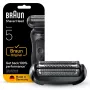 Cabezal de afeitado BRAUN Series 5 54 B — 1 cabezal de recambio, negro acero inoxidable