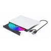 Unidad de DVD externa USB GEMBIRD, Negro-Blanco