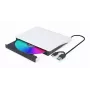 Unidad de DVD externa USB GEMBIRD, Negro-Blanco
