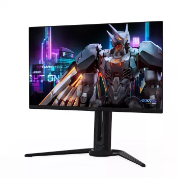 Monitor gaming OLED QHD GIGABYTE AORUS FO27Q5P – 2560 x 1440, 500 Hz, 0,03 ms, KVM, 300 cd/m², FreeSync Premium Pro, DisplayHDR True Black 500, DisplayPort 2.1