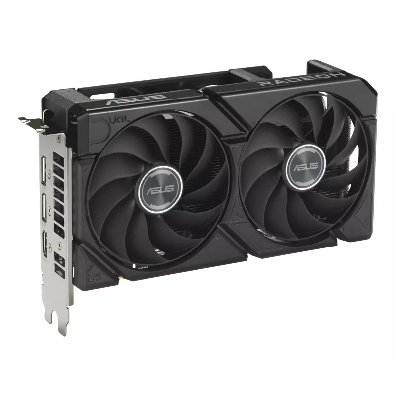 Tarjeta gráfica ASUS Dual Radeon RX 9060 XT 16 GB GDDR6, 128 bits, PCIe 5.0, 2 ventiladores