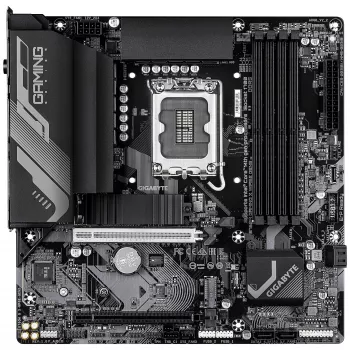 Placa base GIGABYTE B760M GAMING X WIFI6E GEN5 Micro ATX, LGA1700, B760, DDR5 hasta 5600MHz, 4 DIMM, 2x PCIe 4.0 M.2, Wi-Fi 6E, 2.5GbE